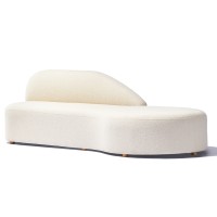 Divano di design Mozart in tessuto bouclé