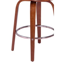 Stool Burrow with leatherette cushion