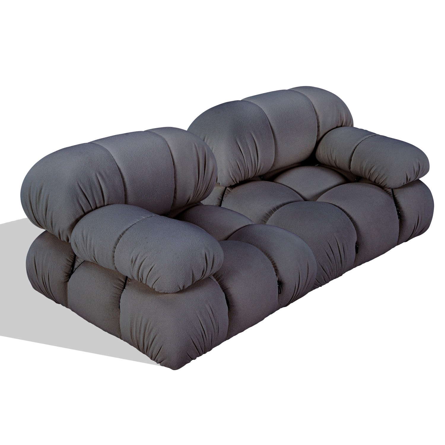 Canapé modulable 2 pièces Laurel avec accoudoirs