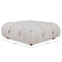 Divano componibile 2 pezzi Laurel con braccioli