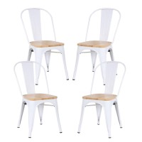 Pack 4 chaises Moulin en rotin synthétique