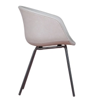 Denver stoppad fåtölj i konstläder
