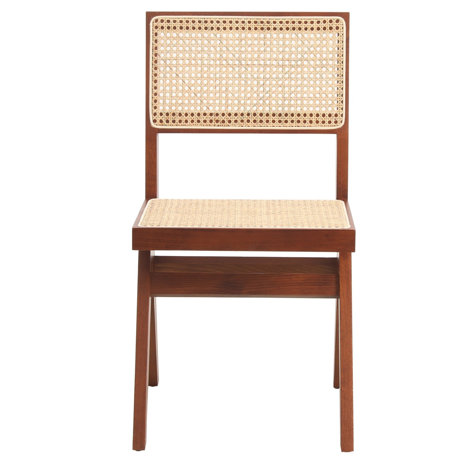 Nachbildung des Chandigarh-Stuhls des Designers Pierre Jeanneret 