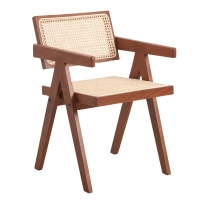 Réplica silla Chandigarh con brazos del diseñador Pierre Jeanneret 