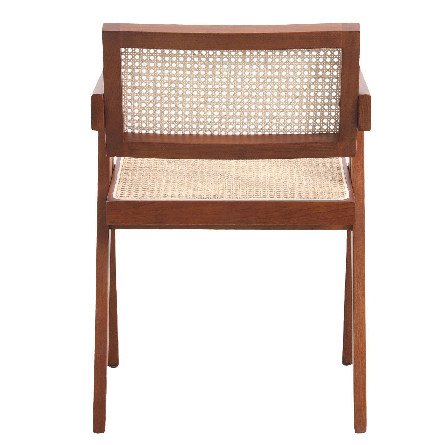 Réplica silla Chandigarh con brazos del diseñador Pierre Jeanneret 