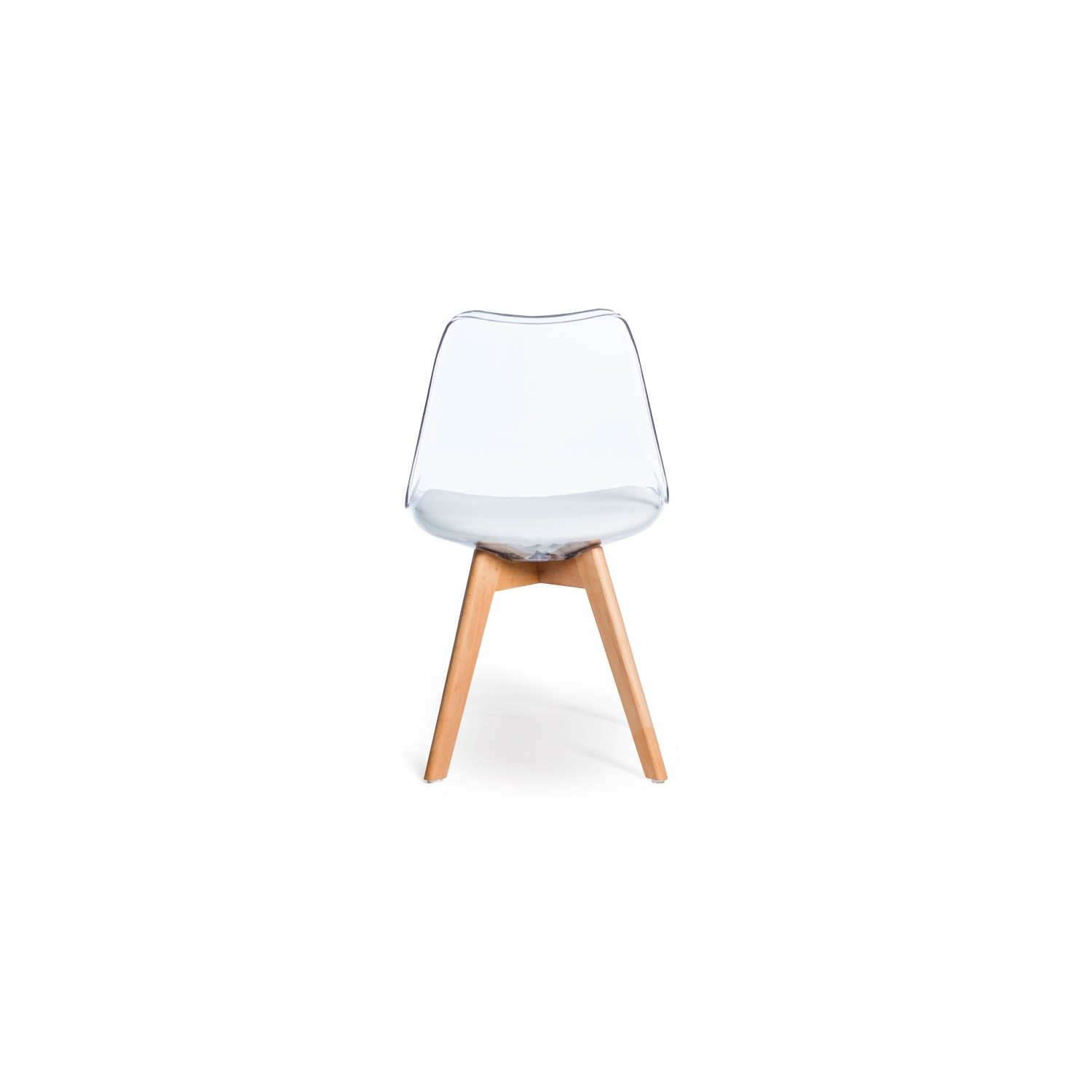 PACK 4 CHAISES VERONA TRANSPARENTES