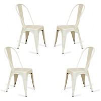 PACK 4 CHAISES BISTRO MAT